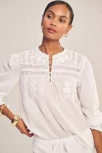 Velvet Byrdie Top - White