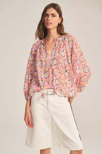 Velvet Reese Top - Blush
