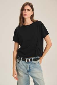 Velvet Rhou Tee - Black