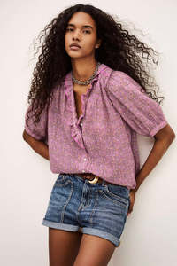Ba&sh Physalys Blouse Rose