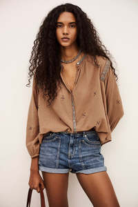 Ba&sh Dalila Blouse Sable