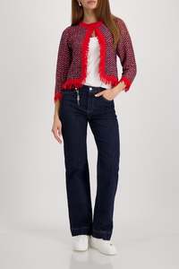Monari Marine Knitted Jacket
