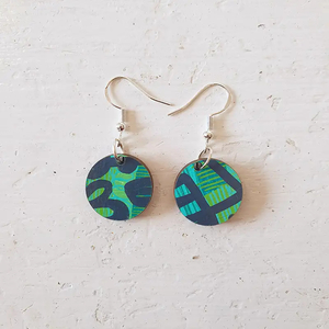 Greenffiti - Small Round - Clare Woods