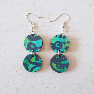 Greenffiti - 2 Small Rounds - Clare Woods