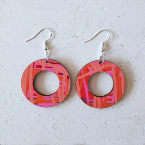 Hot Metropolis - Medium Hoop - Clare Woods