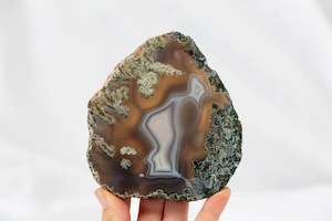 Polished: Moss Agate Slab #1