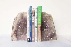 Amethyst Bookends