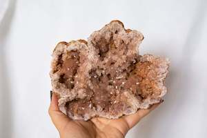 Amethyst: Pink Amethyst XL Geode #2