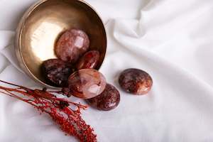 Fire Quartz Palmstones
