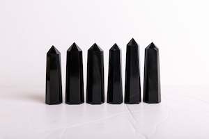 Black Obsidian Polished Points