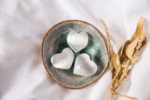 Satin Spar (Selenite) Small Hearts