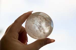 Spheres: Clear Quartz Sphere #4
