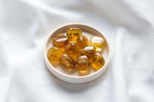 Honey Calcite Tumbles