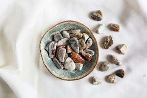 Strength Resilience: Crazy Lace Agate Tumblestone