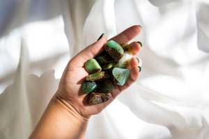 Chrysoprase Tumblestones