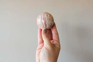 Pink Crazy Lace Agate Sphere