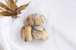 Black Crazy Lace Agate Palmstones