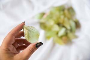 Frontpage: Green Calcite Rough