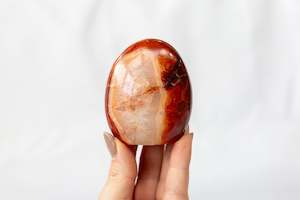 Polished Crystals: Carnelian Freeform #18