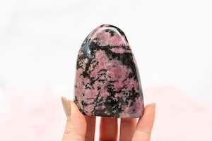 Polished Crystals: Rhodonite Freeform #3
