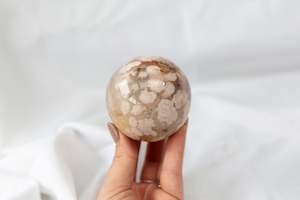 Flower Agate Sphere #17