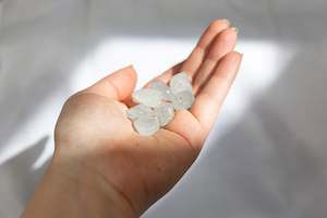 Throat Chakra: Blue Topaz Tumblestones