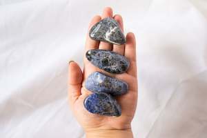 Throat Chakra: Sodalite XL Tumblestones