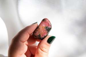 Self Worth: Rhodonite XL Tumblestones