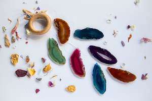 Gift Ideas: Dyed Agate Windchimes