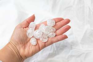 Whats New: Crackled Quartz Tumblestones
