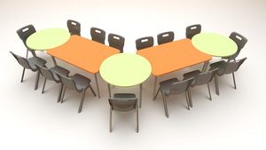 Buddy Concave & Round Tables