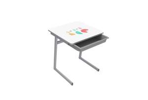 Products: Buddy Sliding Tray Desk – Whiteboard