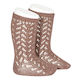 Warm Crochet Socks Nutmeg