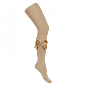 Velvet Bow Socks: Rope Velvet Bow Tights