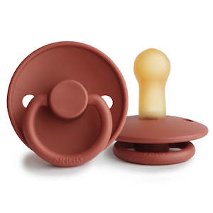 Dummies: Frigg Coloured Pacifier - Classic Baked Clay 2 Pack