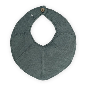 Care: Saga | Fjola Teething Bib - Silver Pine