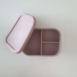 Care: Silicone Bento Lunchbox Blush Pink