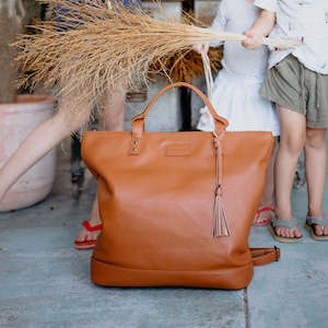 Change: Arch Luxe Nappy Bag Tan