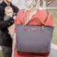 Arch Luxe Nappy Bag Grey/Tan