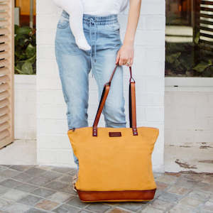 Change: Arch Luxe Nappy Bag Mustard