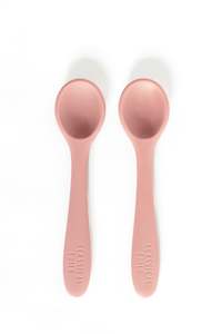 Tableware: Desert Rose Silicone Spoon 2 Pack