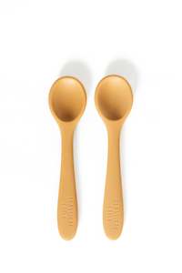 Tableware: Ochre Silicone Spoon 2 Pack