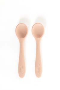 Blush Silicone Spoon 2 Pack