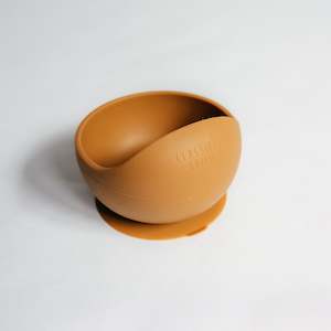 Ochre Silicone Suction Bowl