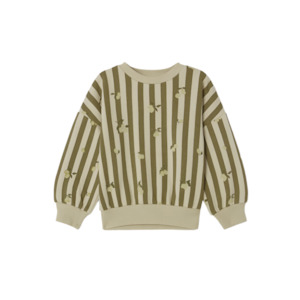 Garbo Friends: Garbo&Friends Stripe Prune Sweatshirt