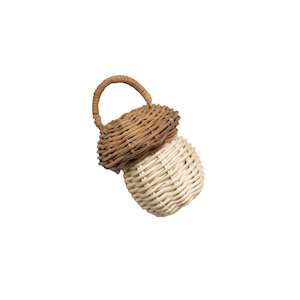 Musical Toys: Mushroom Rattan Rattle