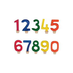 Celebrate: Gluckskafer Wooden Birthday Number Individual