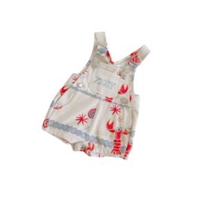 Baby Clothing Sets: Ziggy Lou Short Overalls Costa