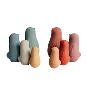 Nursery: Silicone Nesting Penguin Set