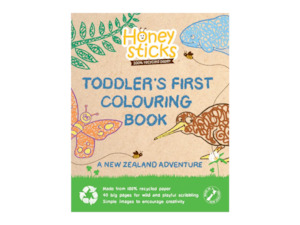 Honeysticks Toddlers First Colouring Book - A Kiwi Adventure